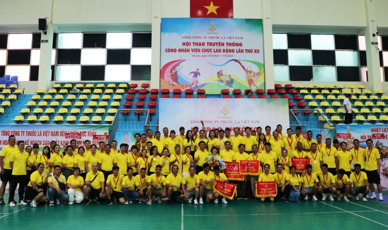 Read more about the article Thuốc lá Thăng Long đạt thành tích cao tại Hội thao Tổng công ty Thuốc lá Việt Nam lần thứ XII